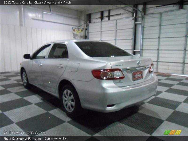 Classic Silver Metallic / Ash 2012 Toyota Corolla