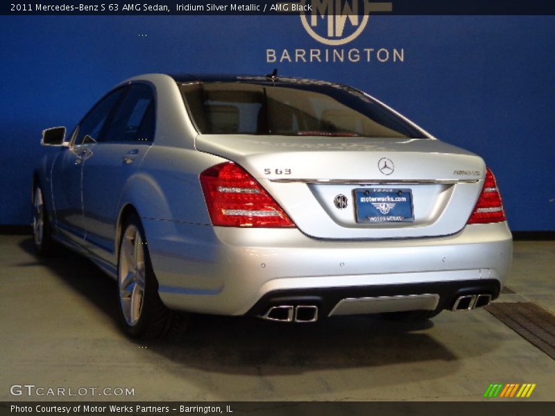 Iridium Silver Metallic / AMG Black 2011 Mercedes-Benz S 63 AMG Sedan