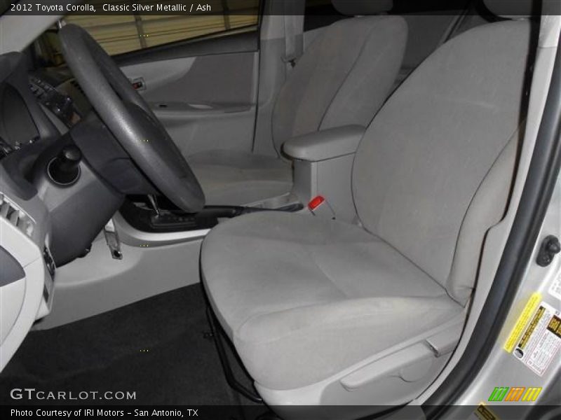 Classic Silver Metallic / Ash 2012 Toyota Corolla