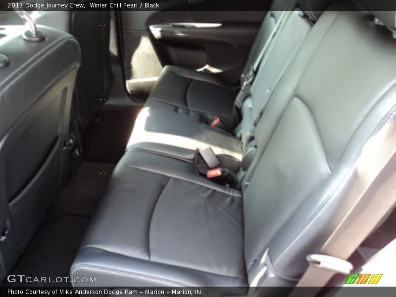 Winter Chill Pearl / Black 2013 Dodge Journey Crew