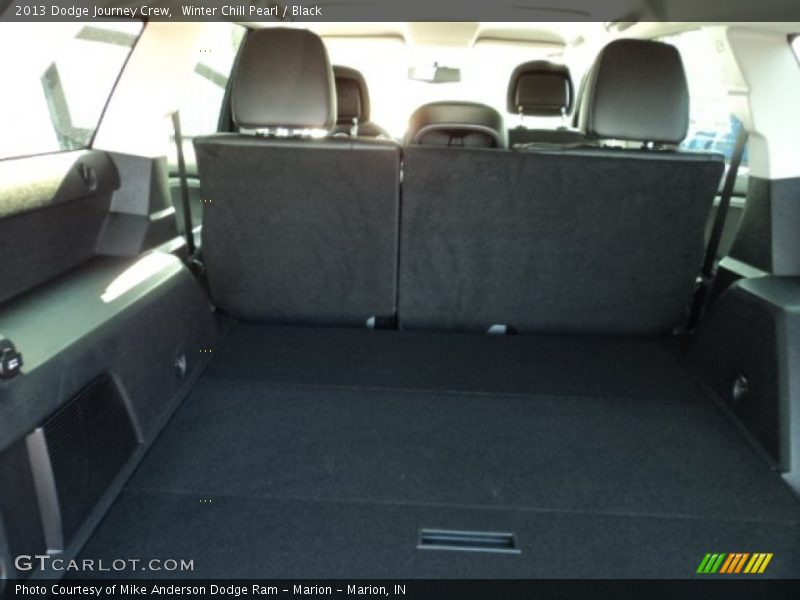 Winter Chill Pearl / Black 2013 Dodge Journey Crew