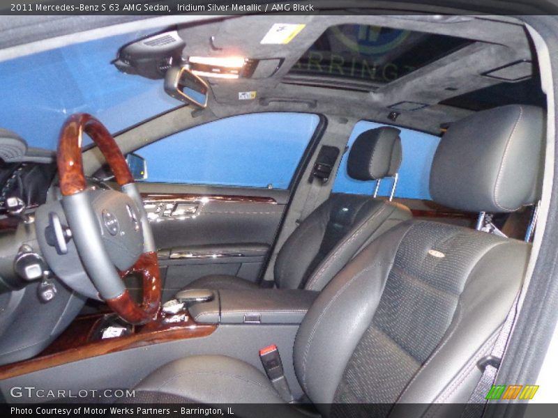 Iridium Silver Metallic / AMG Black 2011 Mercedes-Benz S 63 AMG Sedan