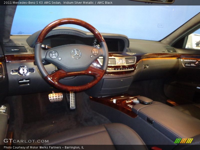Iridium Silver Metallic / AMG Black 2011 Mercedes-Benz S 63 AMG Sedan