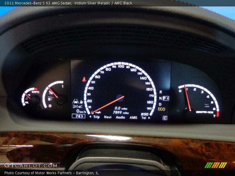 Iridium Silver Metallic / AMG Black 2011 Mercedes-Benz S 63 AMG Sedan