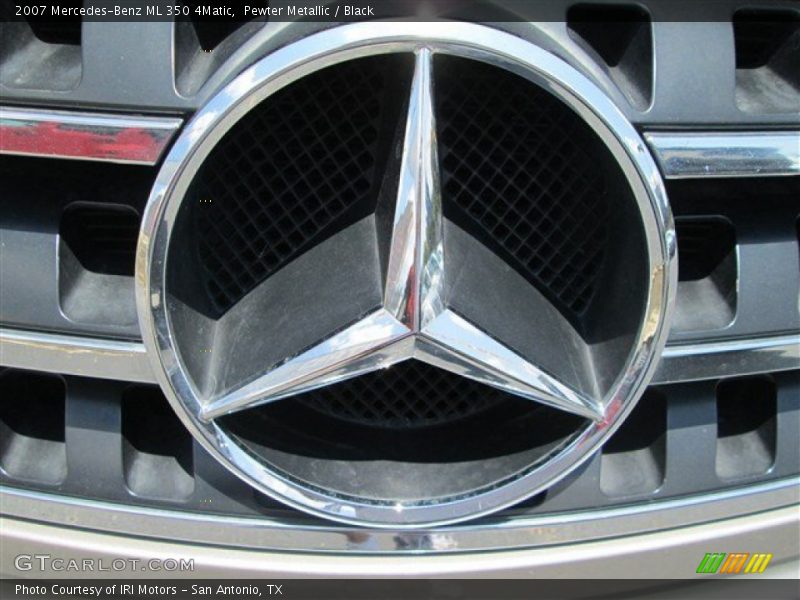 Pewter Metallic / Black 2007 Mercedes-Benz ML 350 4Matic