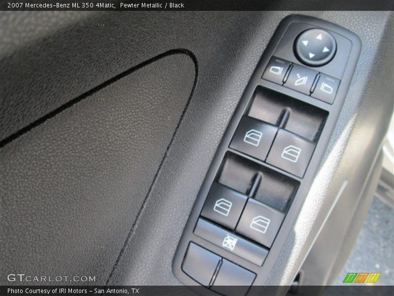 Pewter Metallic / Black 2007 Mercedes-Benz ML 350 4Matic