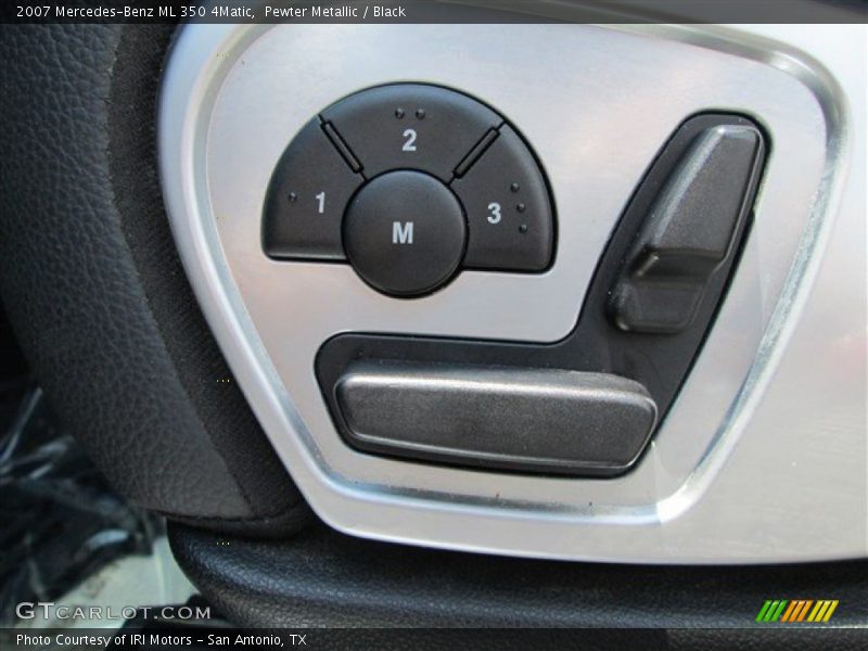 Pewter Metallic / Black 2007 Mercedes-Benz ML 350 4Matic