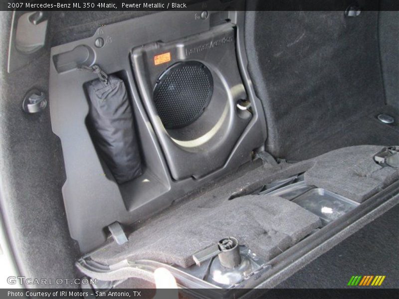 Pewter Metallic / Black 2007 Mercedes-Benz ML 350 4Matic