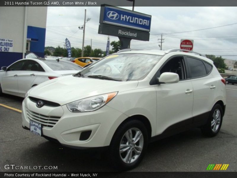 Cotton White / Black 2011 Hyundai Tucson GLS AWD