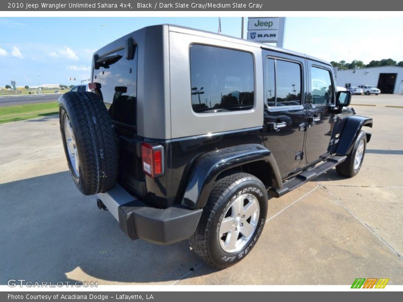 Black / Dark Slate Gray/Medium Slate Gray 2010 Jeep Wrangler Unlimited Sahara 4x4