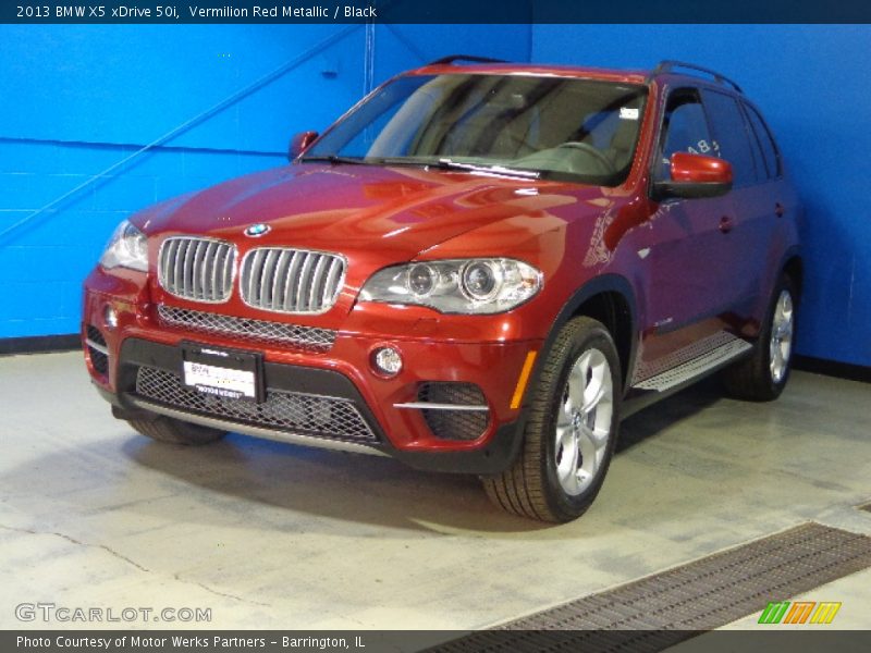 Vermilion Red Metallic / Black 2013 BMW X5 xDrive 50i