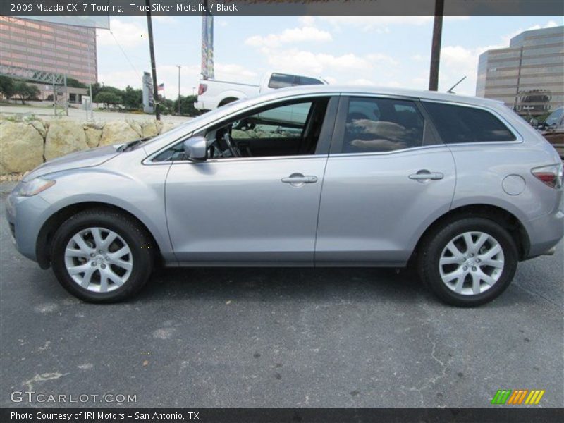 True Silver Metallic / Black 2009 Mazda CX-7 Touring