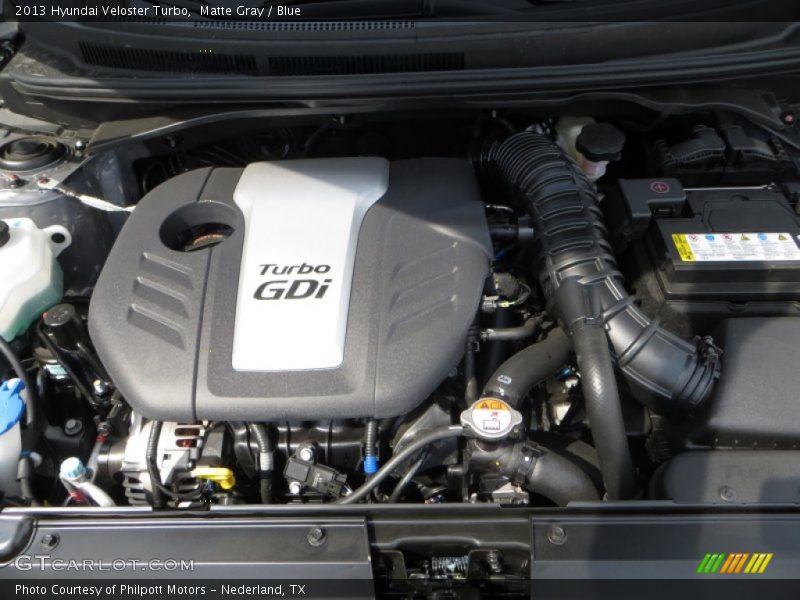  2013 Veloster Turbo Engine - 1.6 Liter Turbocharged DOHC 16-Valve Dual-CVVT 4 Cylinder
