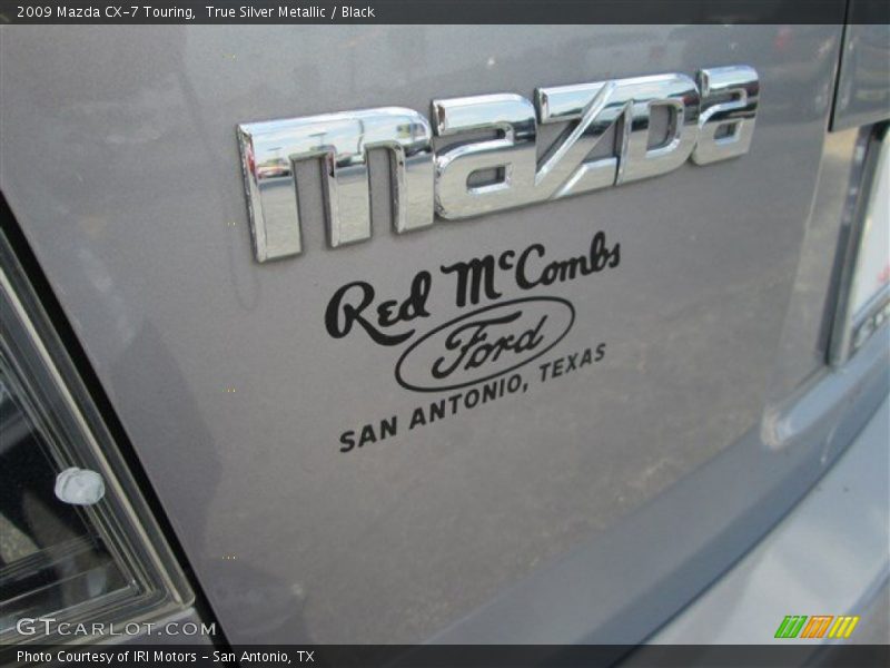 True Silver Metallic / Black 2009 Mazda CX-7 Touring