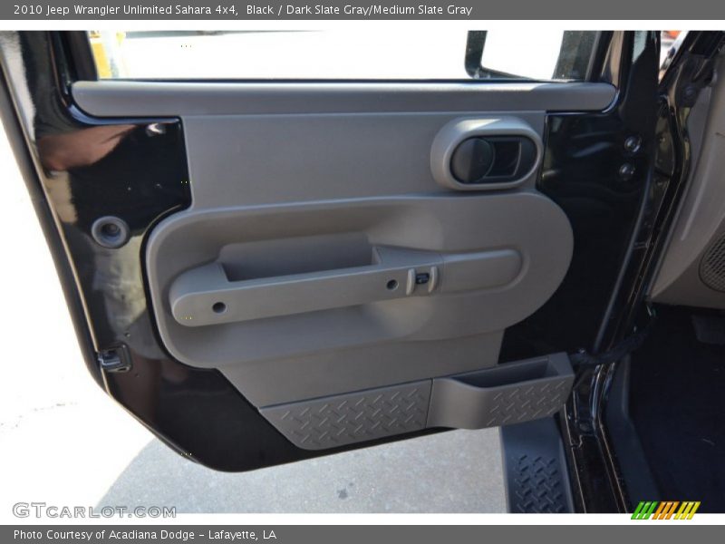 Black / Dark Slate Gray/Medium Slate Gray 2010 Jeep Wrangler Unlimited Sahara 4x4