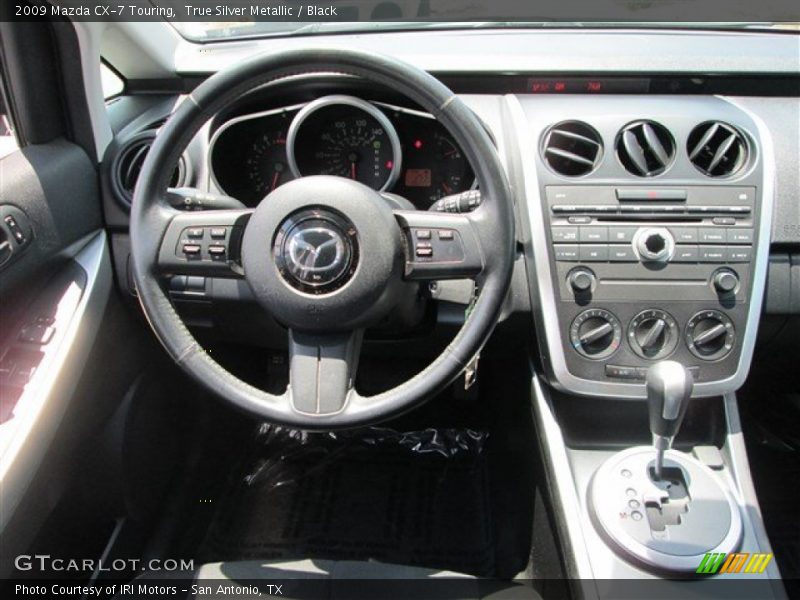 True Silver Metallic / Black 2009 Mazda CX-7 Touring