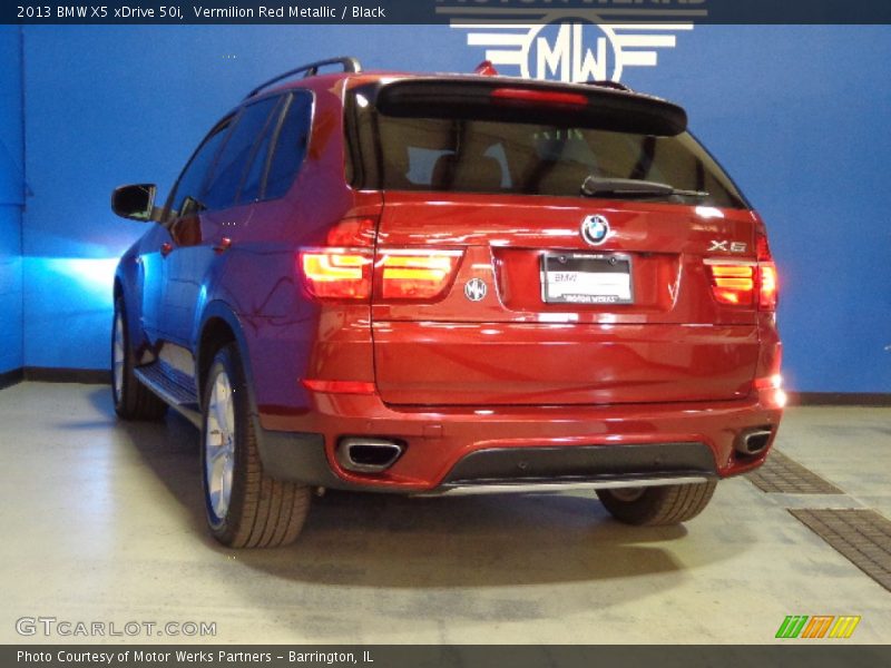 Vermilion Red Metallic / Black 2013 BMW X5 xDrive 50i