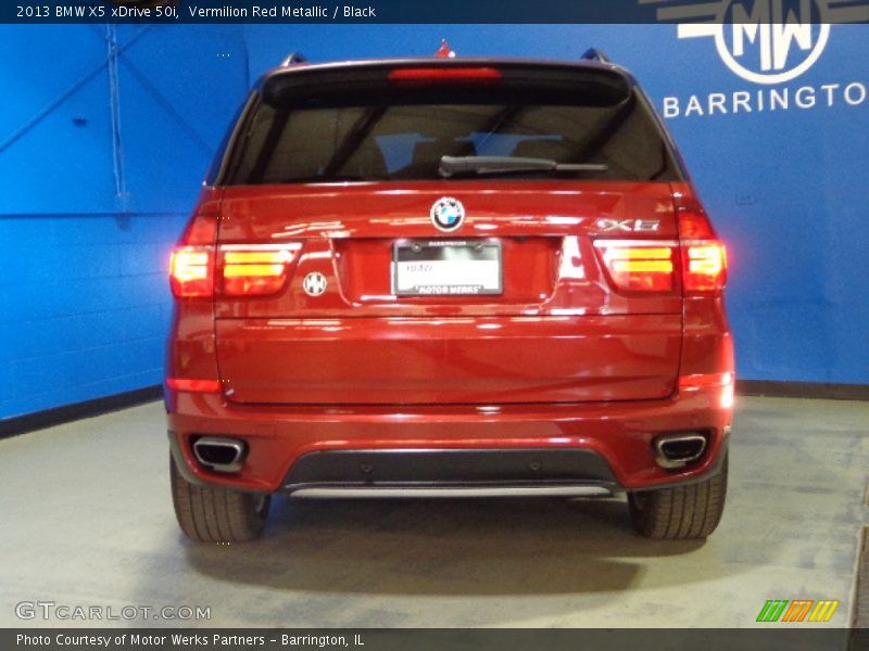 Vermilion Red Metallic / Black 2013 BMW X5 xDrive 50i