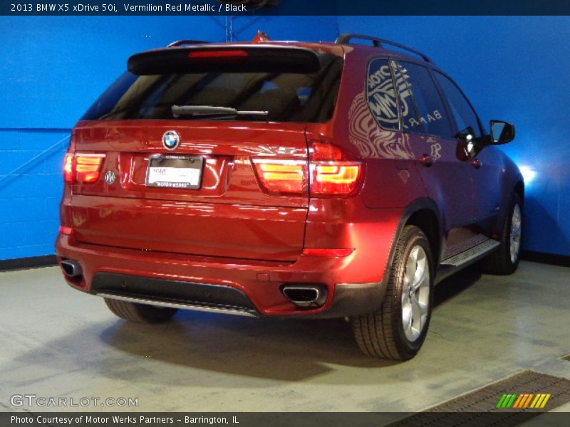 Vermilion Red Metallic / Black 2013 BMW X5 xDrive 50i