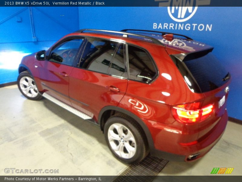 Vermilion Red Metallic / Black 2013 BMW X5 xDrive 50i