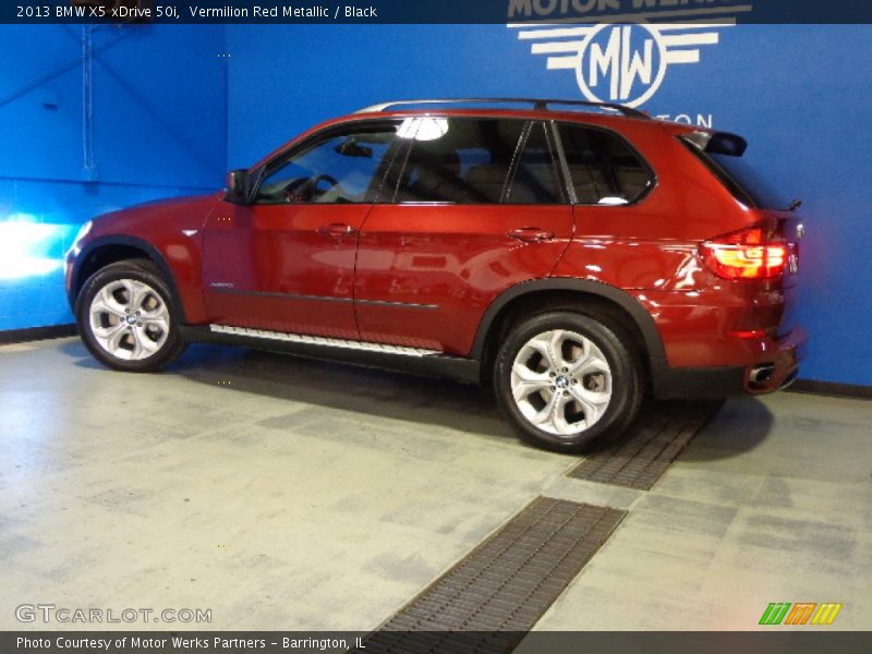 Vermilion Red Metallic / Black 2013 BMW X5 xDrive 50i