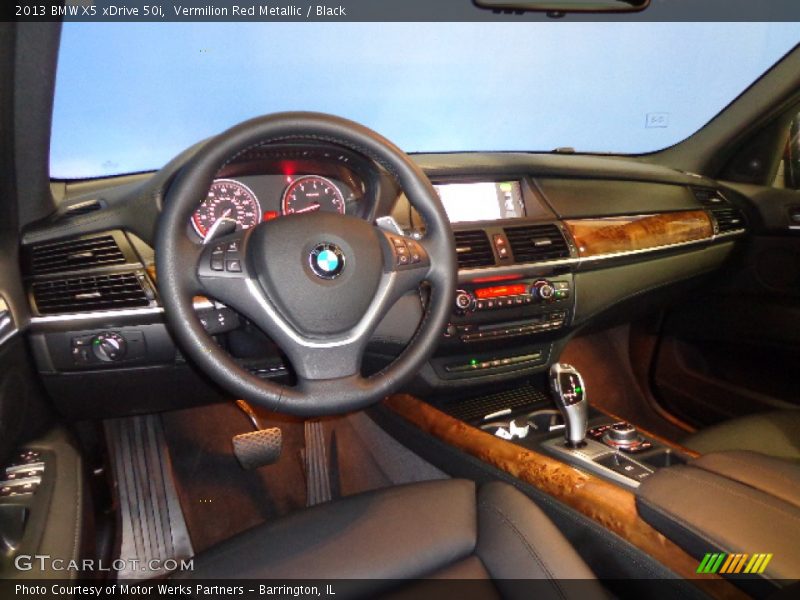 Vermilion Red Metallic / Black 2013 BMW X5 xDrive 50i