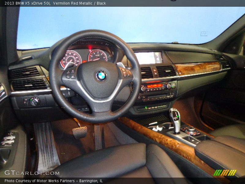 Vermilion Red Metallic / Black 2013 BMW X5 xDrive 50i