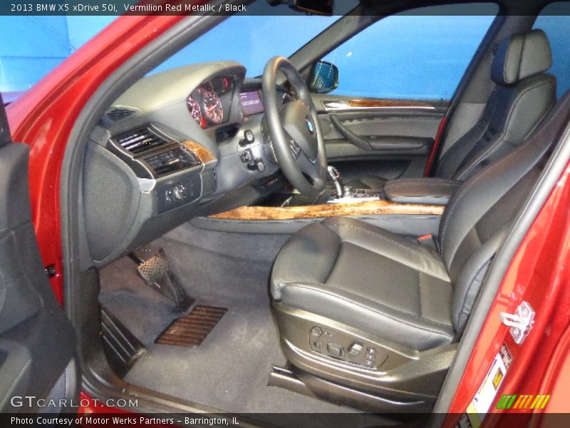 Vermilion Red Metallic / Black 2013 BMW X5 xDrive 50i