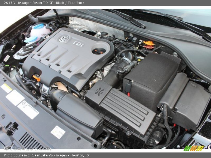 Black / Titan Black 2013 Volkswagen Passat TDI SE
