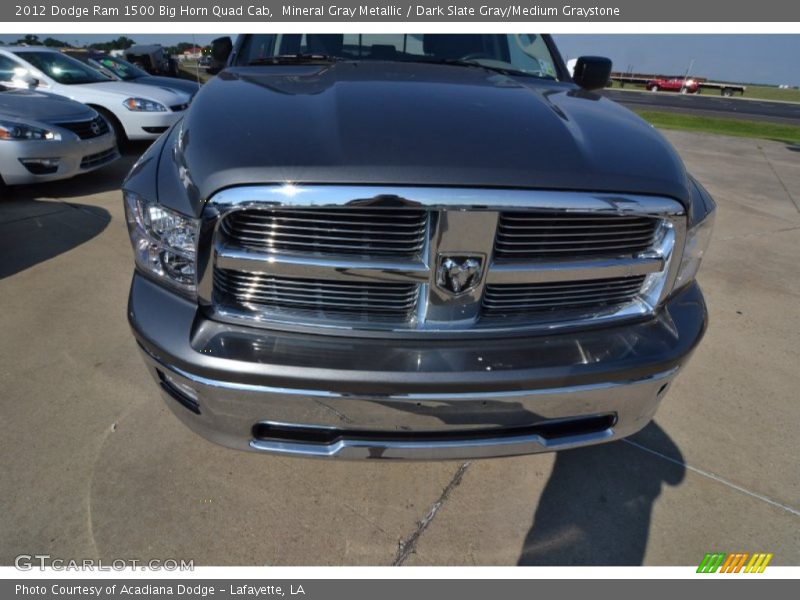 Mineral Gray Metallic / Dark Slate Gray/Medium Graystone 2012 Dodge Ram 1500 Big Horn Quad Cab