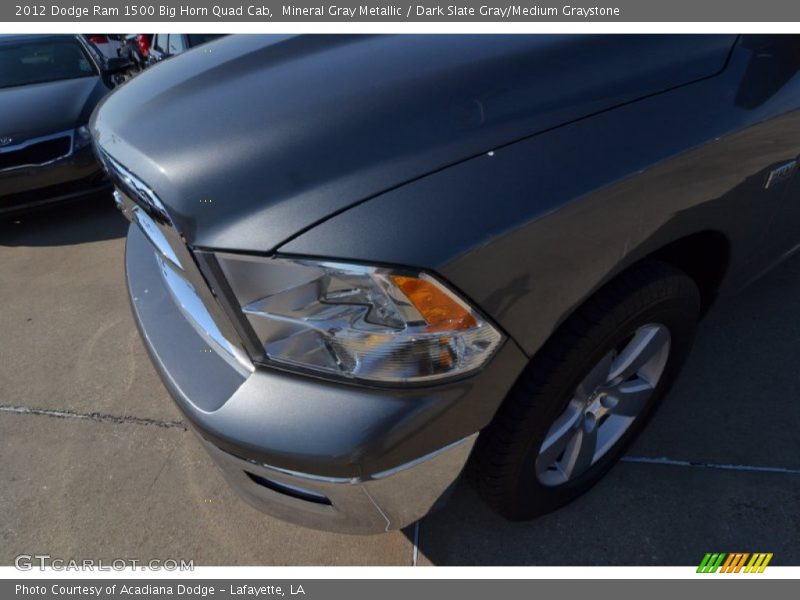 Mineral Gray Metallic / Dark Slate Gray/Medium Graystone 2012 Dodge Ram 1500 Big Horn Quad Cab