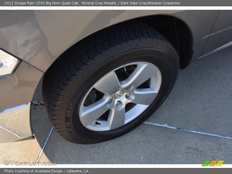 Mineral Gray Metallic / Dark Slate Gray/Medium Graystone 2012 Dodge Ram 1500 Big Horn Quad Cab