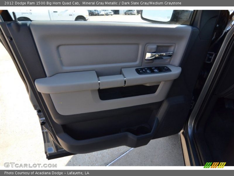 Mineral Gray Metallic / Dark Slate Gray/Medium Graystone 2012 Dodge Ram 1500 Big Horn Quad Cab