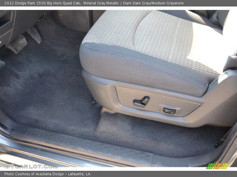 Mineral Gray Metallic / Dark Slate Gray/Medium Graystone 2012 Dodge Ram 1500 Big Horn Quad Cab