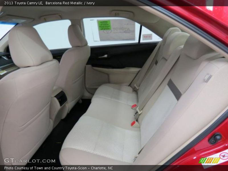 Barcelona Red Metallic / Ivory 2013 Toyota Camry LE