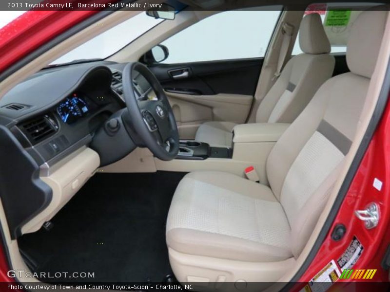 Barcelona Red Metallic / Ivory 2013 Toyota Camry LE