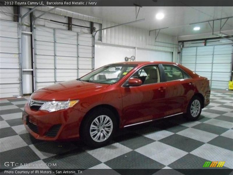 Barcelona Red Metallic / Ivory 2012 Toyota Camry LE