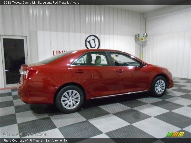 Barcelona Red Metallic / Ivory 2012 Toyota Camry LE