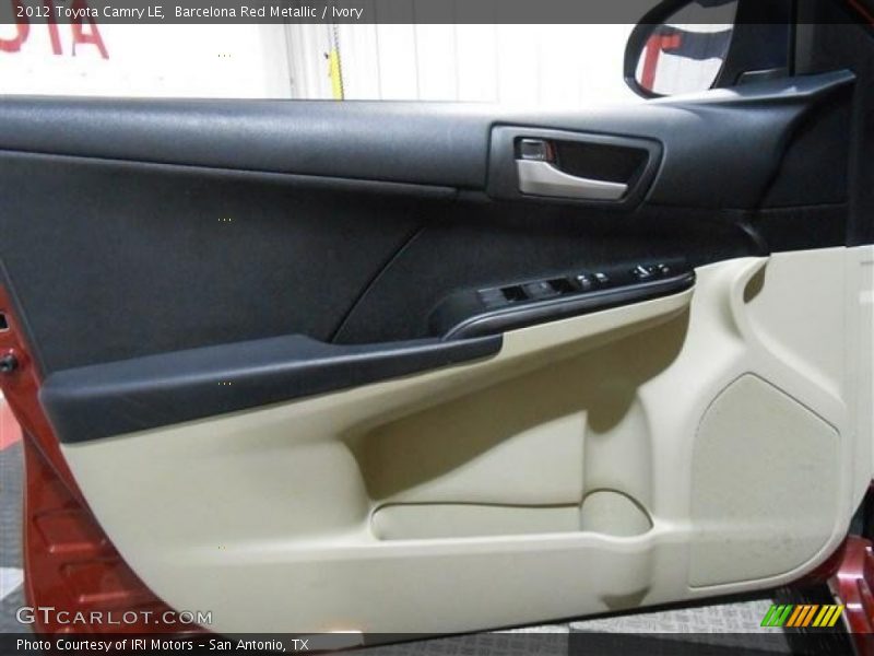 Barcelona Red Metallic / Ivory 2012 Toyota Camry LE