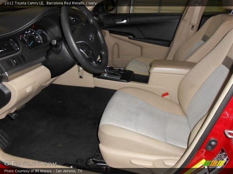 Barcelona Red Metallic / Ivory 2012 Toyota Camry LE