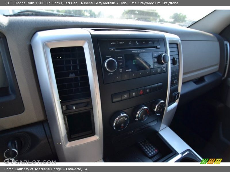 Mineral Gray Metallic / Dark Slate Gray/Medium Graystone 2012 Dodge Ram 1500 Big Horn Quad Cab