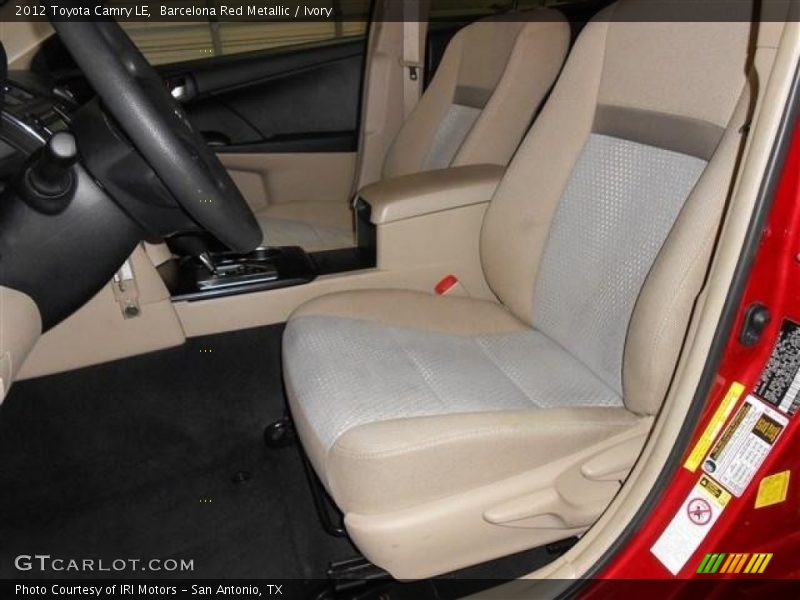 Barcelona Red Metallic / Ivory 2012 Toyota Camry LE