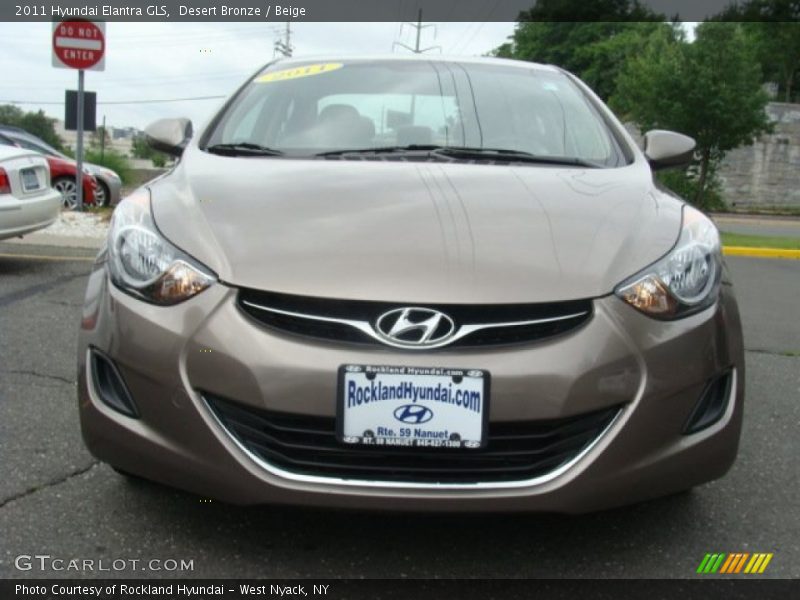 Desert Bronze / Beige 2011 Hyundai Elantra GLS