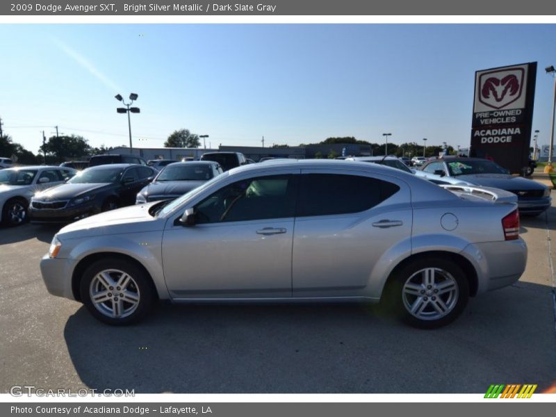 Bright Silver Metallic / Dark Slate Gray 2009 Dodge Avenger SXT
