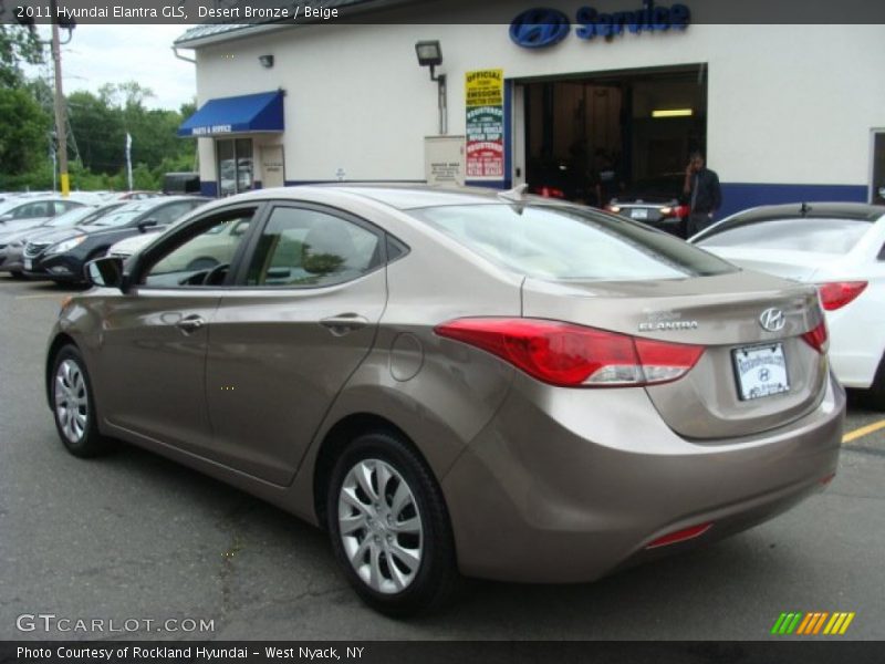 Desert Bronze / Beige 2011 Hyundai Elantra GLS
