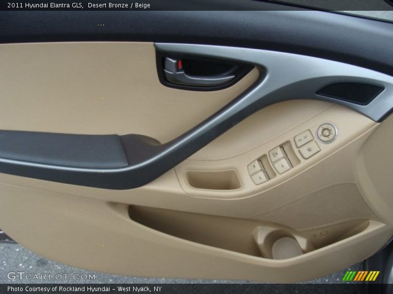 Desert Bronze / Beige 2011 Hyundai Elantra GLS