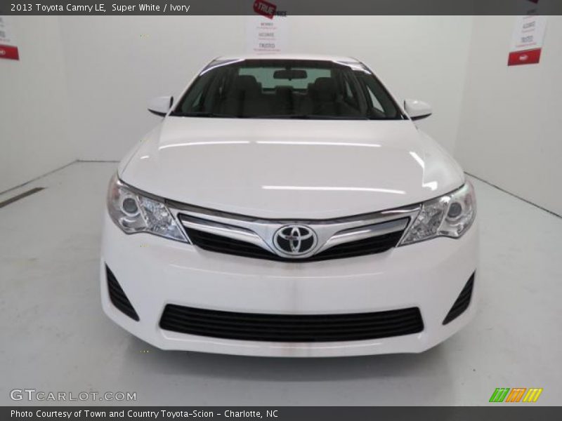Super White / Ivory 2013 Toyota Camry LE