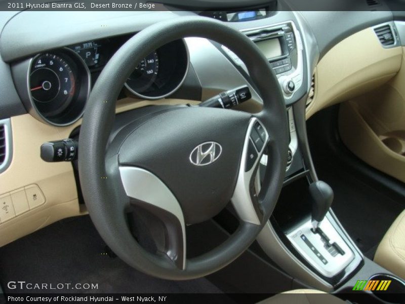 Desert Bronze / Beige 2011 Hyundai Elantra GLS