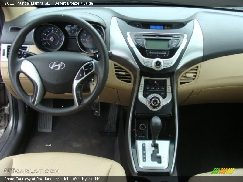 Desert Bronze / Beige 2011 Hyundai Elantra GLS