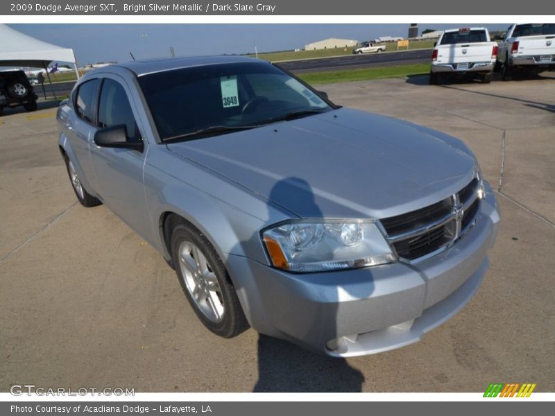 Bright Silver Metallic / Dark Slate Gray 2009 Dodge Avenger SXT